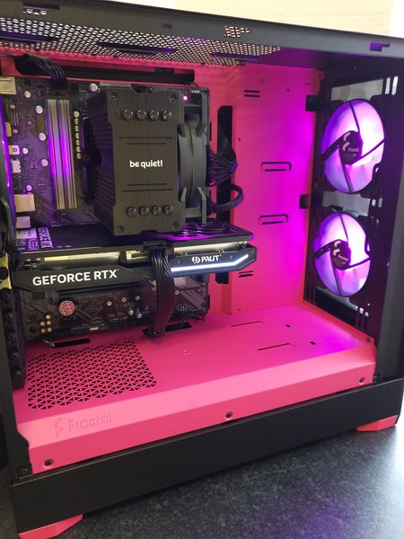 Custom Gaming PC Build: Pink Beauty Barbie